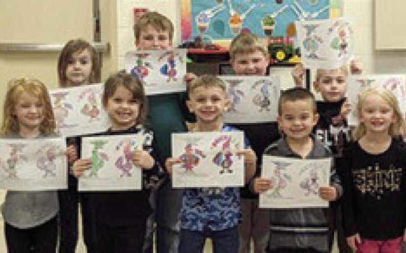 Park Elementary students compete in coloring contest