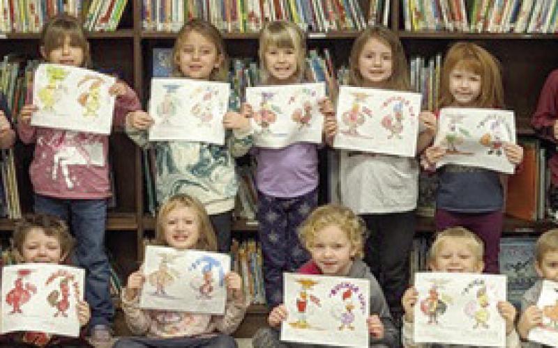 Park Elementary students compete in coloring contest