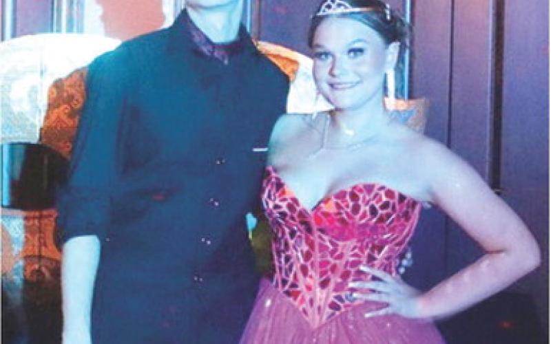 Baxter Springs High School held their prom recently. Royalty was crowned during the evening King Jacob Grant and Queen Olivia Edmondson. Courtesy photo.