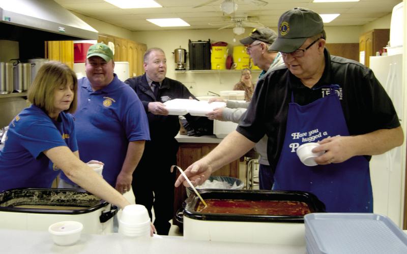 Members of the Columbus Lions Club