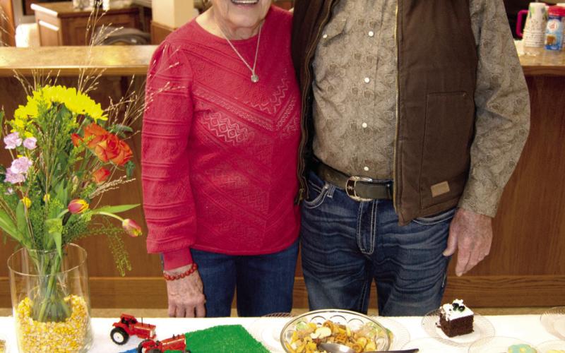 A 90th birthday celebration was held for John Hiller of McCune Saturday, March 9. His wife joined him for the celebration.