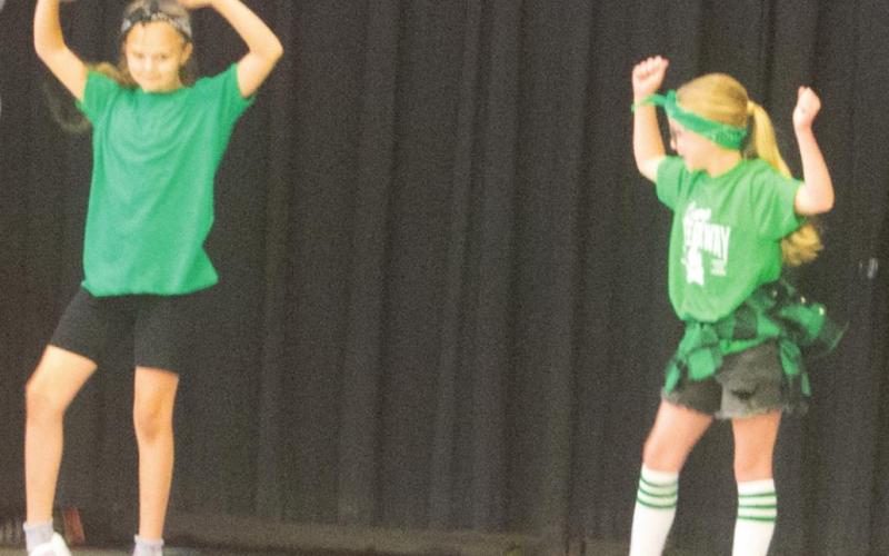 Baxter Springs Central students participate in talent show