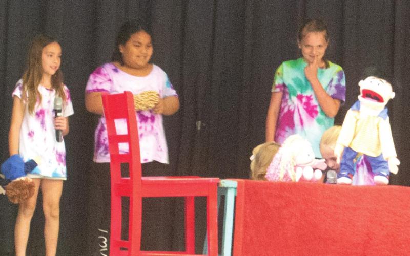 Baxter Springs Central students participate in talent show