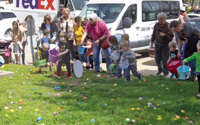 Awaiting the starters yell of the Medicalodges staff, the eggs were plentiful and in just a few minutes they were completely gone from the grass and into the Easter Baskets. It is a tradition that not only is exciting for the kids, but it is a great day for the residents as well.