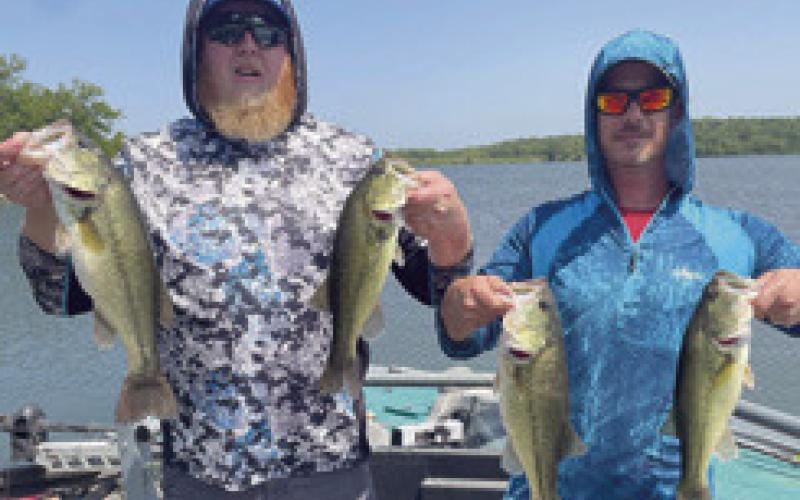 The first place team of Brett Nichols and Micah Read brought home $750 in the Columbus Bass Club Classic. Courtesy photo.