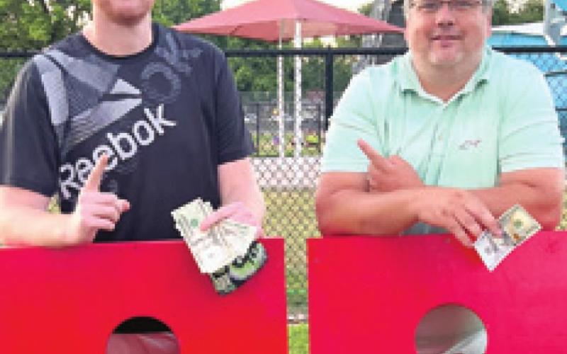 Columbus Freedom Fest corn hole tournament winners