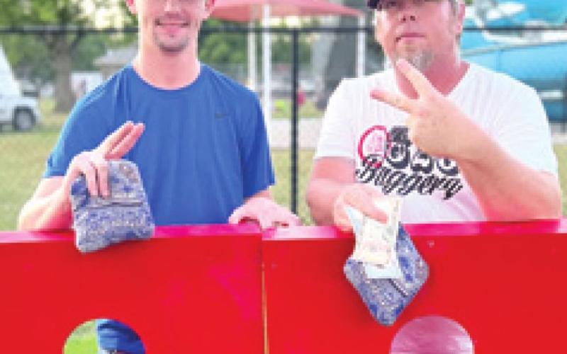 Columbus Freedom Fest corn hole tournament winners