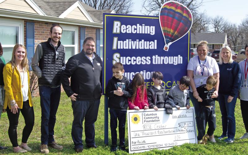 The RISE Center received a grant to fund a shed for the greenhouse and outdoor activities