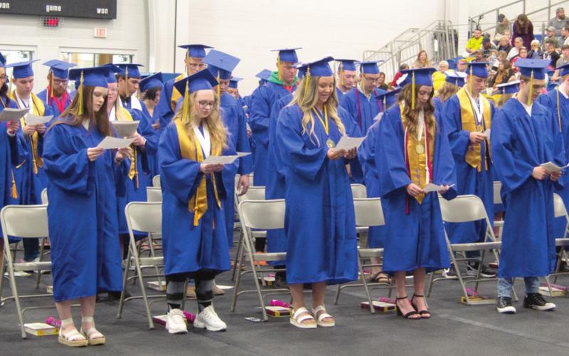 Riverton High School graduates 46 students in ceremony