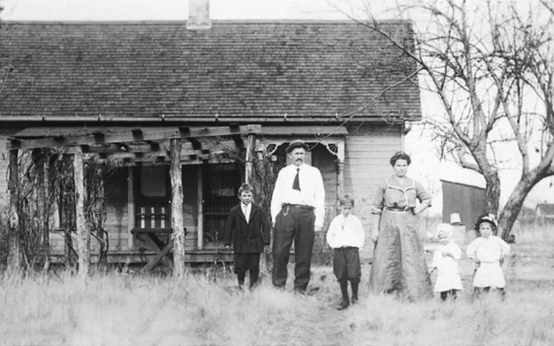 Home, business or pastureland telling the history