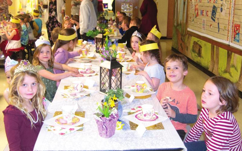 Royal tea party a hit with Park Elementary students
