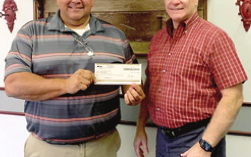 Baxter Springs USD 508 receives dividend check