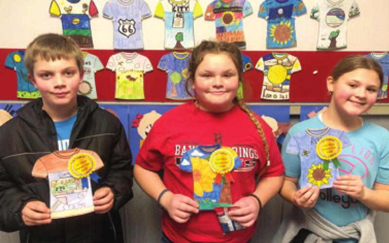 Baxter Springs students take creative look at Kansas Day