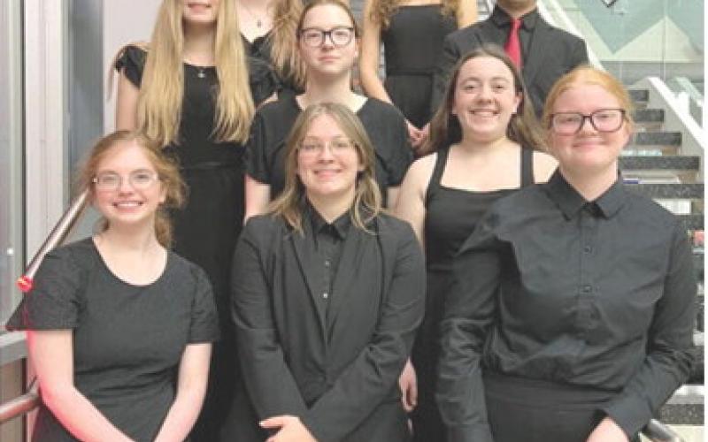 Members of the Columbus Unified High School Concert Band