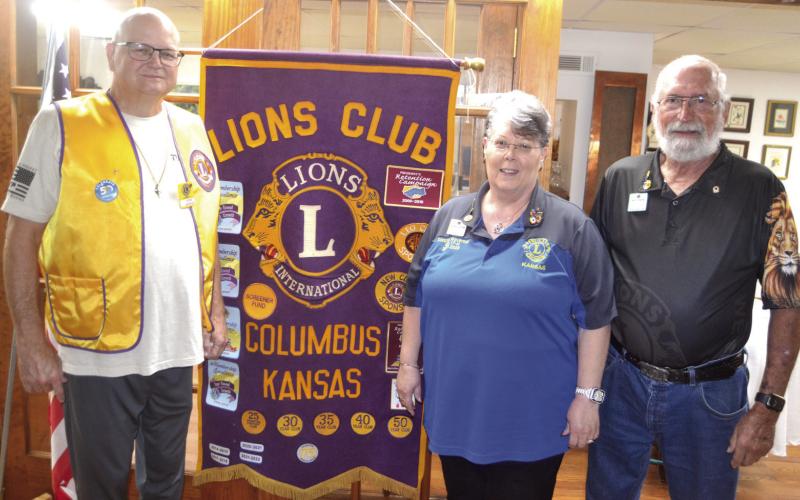 The Lions Club Second District Vice Governor Barbara Schatlak and husband Gary attended the Columbus Lions Club meeting last week and were there for the installation of Leo Club members and their officers. Vice Governor Schatlak is a member of the Lyndan Kansas Lions Club.