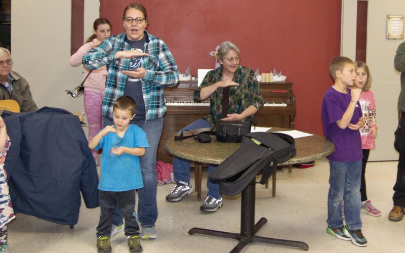 The King family Medicalodge Nursing Home ministry was at the facility Sunday afternoon. Members of the entertainment group include Laura Atkinson at the piano, Rick Atkinson on the guitar, Katherine King on the Mandolin. The vocals were performed by Ross King, Charla King, Samuel King, Elisabeth King, Jael King and Jesse King.