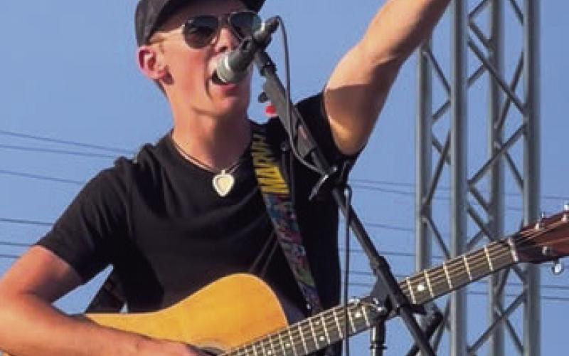 Riverton native Dillon Leggett will be performing on the Bandstand Saturday. Courtesy photo.