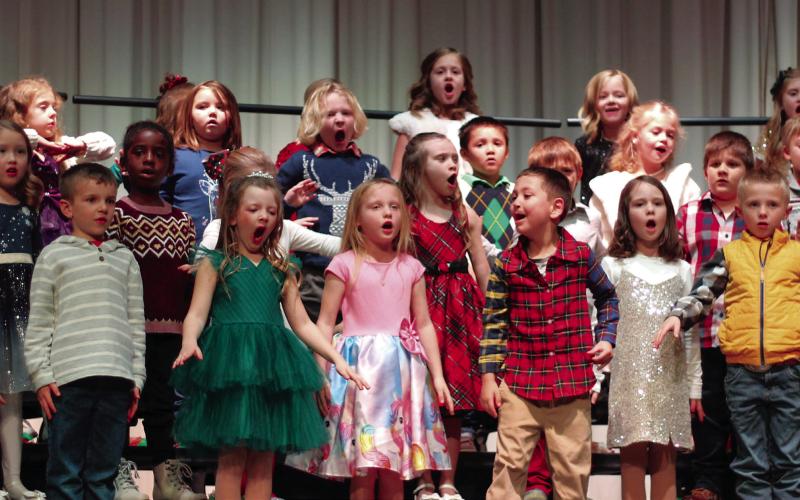 Elementary Christmas programs see large attendance