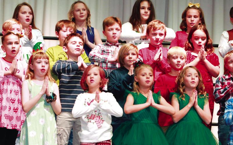 Elementary Christmas programs see large attendance