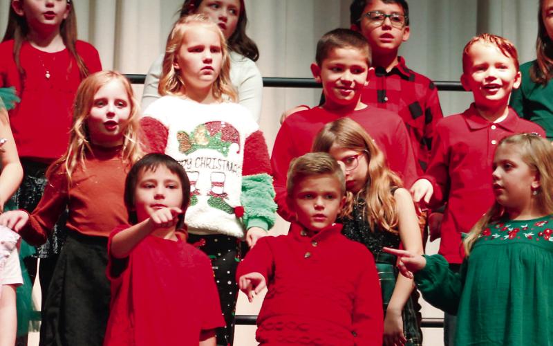 Elementary Christmas programs see large attendance