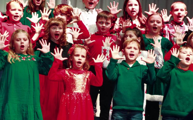 Elementary Christmas programs see large attendance