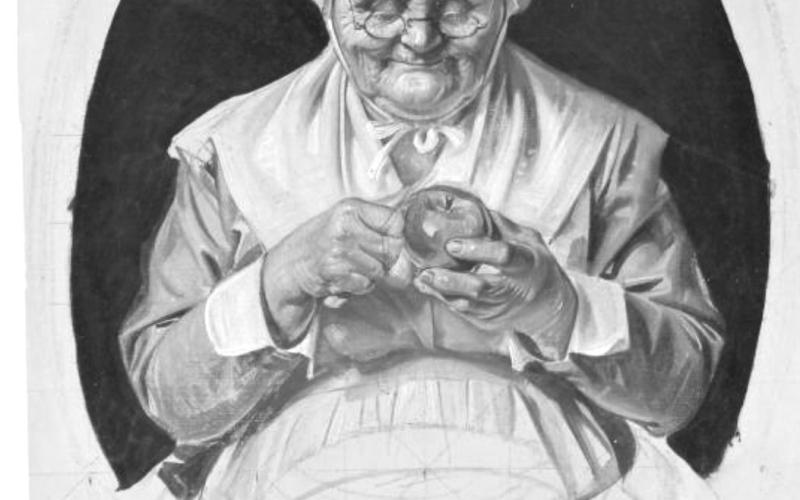 Happy Thanksgiving. Artist J.C. Leyendecker’s illustrations often capture the simple things we’re thankful for -- like a home-cooked meal and family to enjoy it with. Photo Credit: Bruneau &amp;amp; Co. Auctioneers (c) 2024 by Cowles Syndicate Inc.