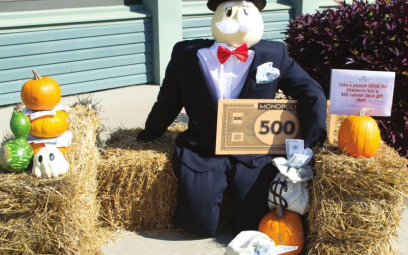 Creative scarecrows decorate Columbus square during festival