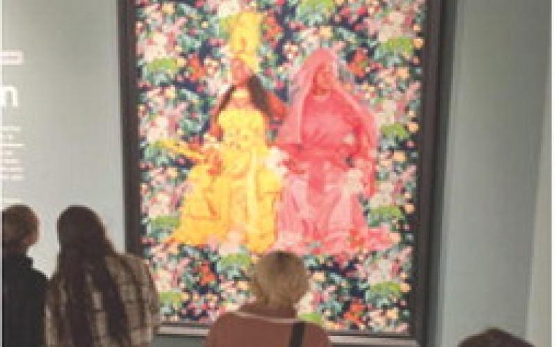 Southeast High School art students were given a tour of the Wichita Art Museum by SE alumnus Megan Powers (Gall). Powers is the Development Associate and was one of the docents for the students’ museum tour.