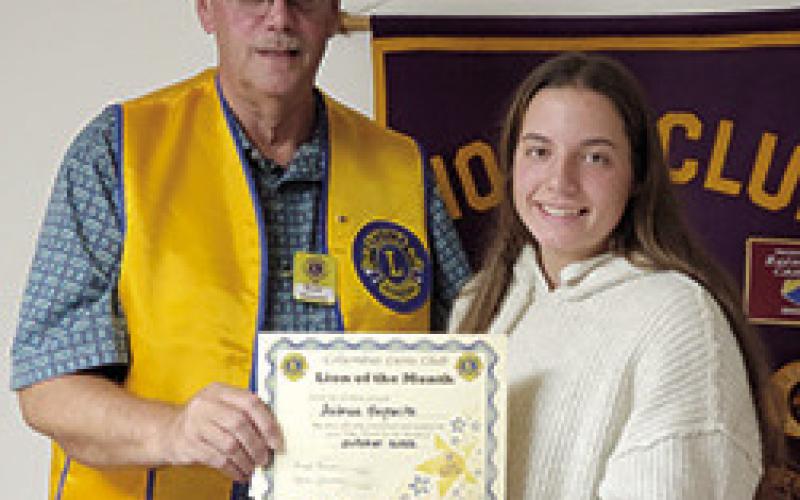 Saporito is October Lion of the Month