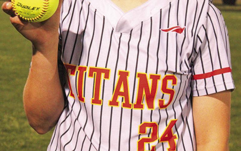 Lady Titan Sophomore, Katy Mooney, hit a home run in the bottom of the sixth inning to put Columbus on top 3-2. But a big seventh inning for the Lady Raiders gave them the 7-3 win in the first game of the CNC League double header, Friday, at Rockette Field. Columbus won game two in a walk-off, 6-5, to earn a share of the CNC League Title.