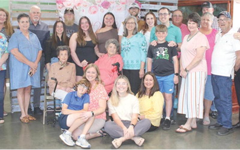 Family and friends joined Joyce Parsons in celebration of her 90th Birthday. The group gathered at the 4H Building in Columbus for the event.