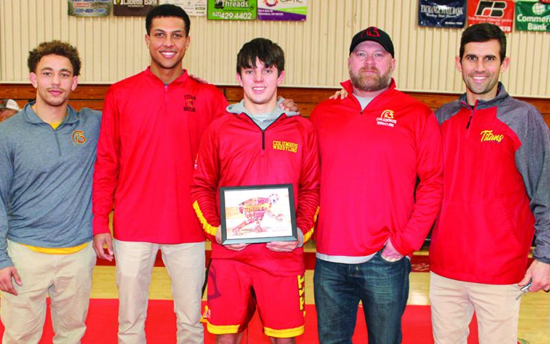 Scott recognized on Senior Night