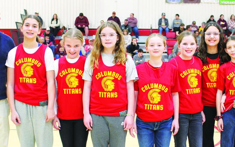 Columbus Rec Lady Titans recognized
