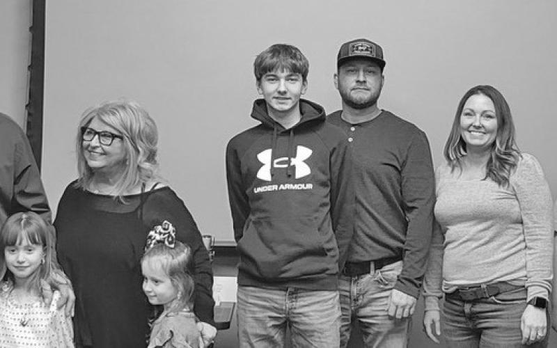 The Fox family was the The Crawford County 2024 Kansas Bankers Association Soil Conservation Award winner. Courtesy photo.