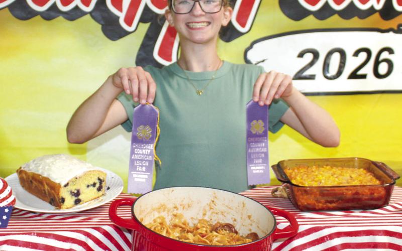 Reagan Holmes earned purple ribbons for her entries in the foods show held Monday, July 6.