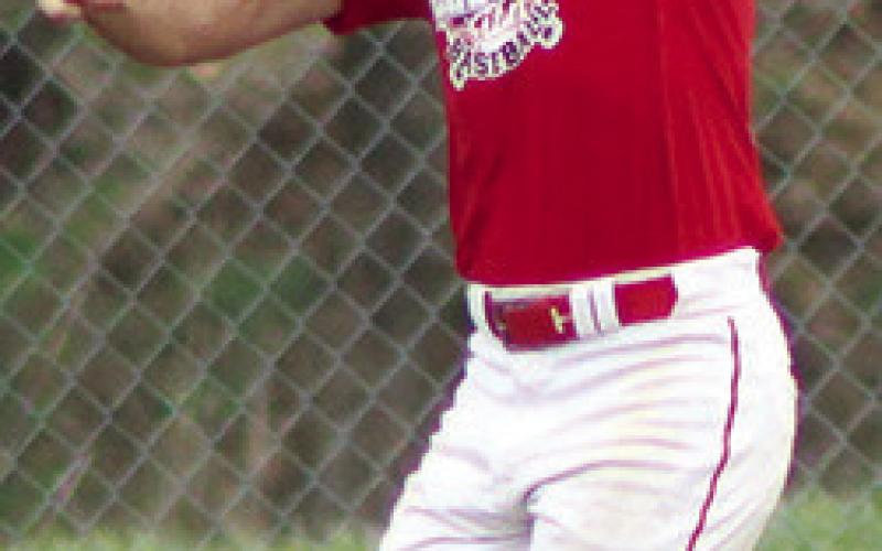 Junior, Syler Schuberger, takes his turn in the outfield as the 2024 Columbus Titan Baseball Team took the field to practice ahead of inclement weather, Thursday. The Titans will open their season on the road in Quapaw, Okla., Tuesday, and entertain the Parsons Vikings in a varsity, junior varsity double header, Thursday, on Bomber Field at the Columbus Community Field Ball Park.