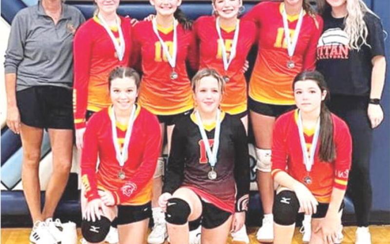 The Columbus Eighth Grade Volleyball Squad
