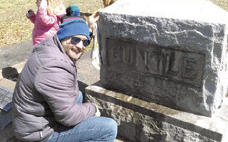 Lutheran youth clean cemetery