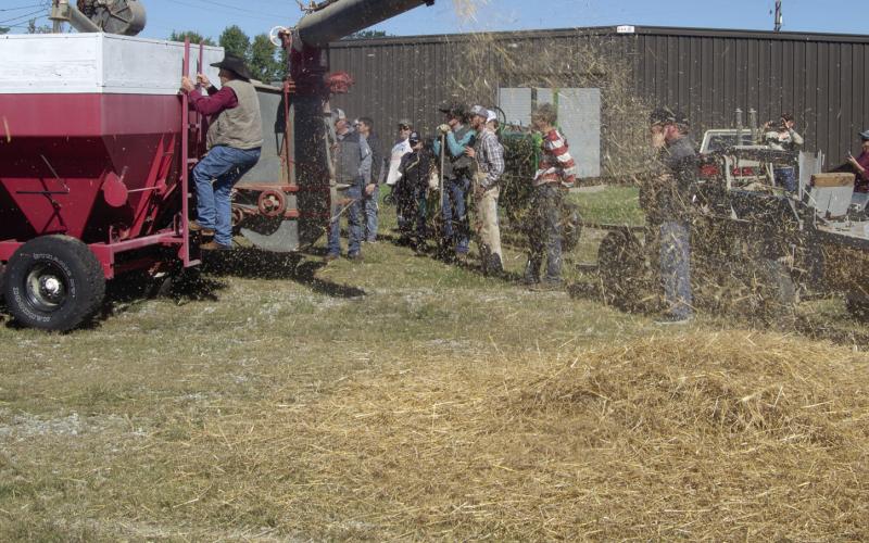 Historical farming equipment, techniques on display at CDF