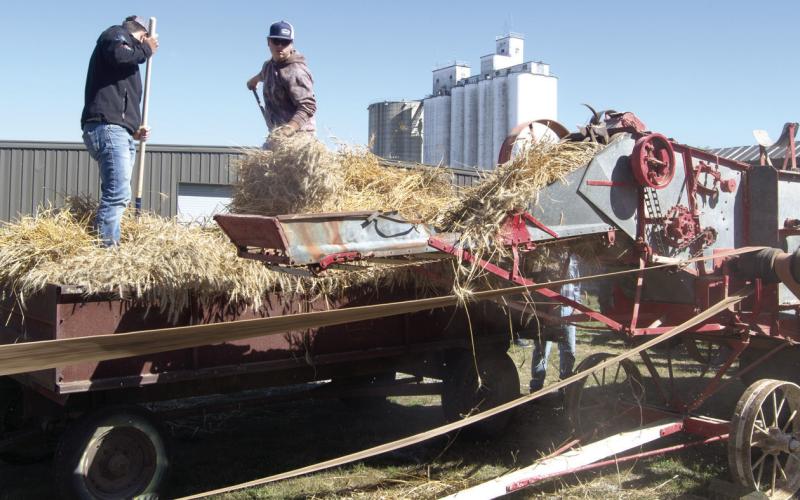 Historical farming equipment, techniques on display at CDF