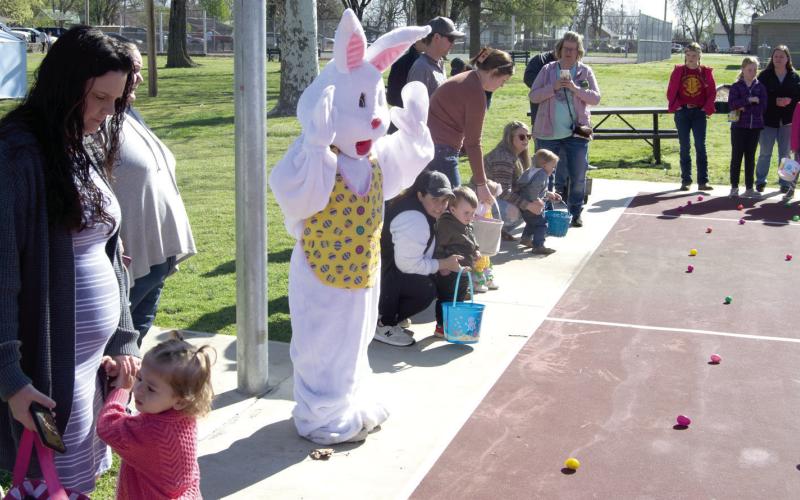 Easter Bunny hops in at Chamber egg hunt