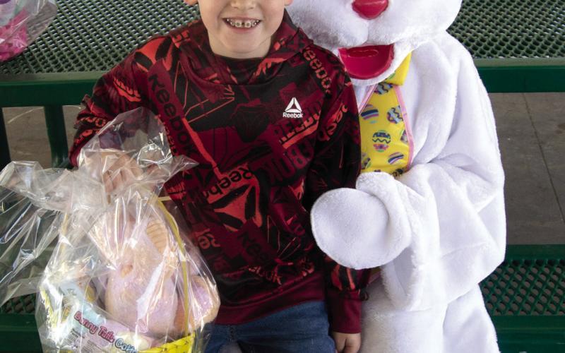 Easter Bunny hops in at Chamber egg hunt