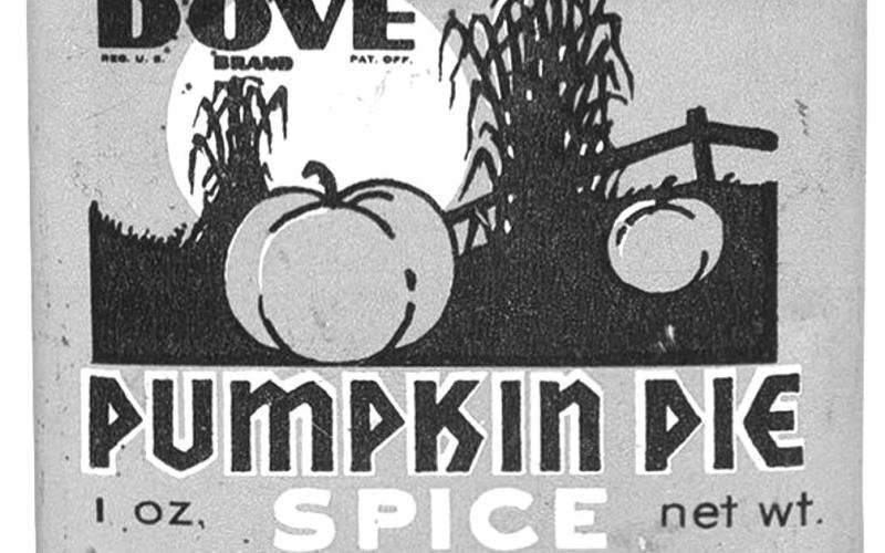 This vintage tin is a reminder that pumpkin spice was a well-loved flavor long before coffee shops started adding it to their drinks every year. Photo Credit: Morford’s Antique Advertising Auctions (c) 2024 by Cowles Syndicate Inc.