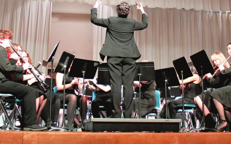 Columbus High School musicians perform during Spring Concert