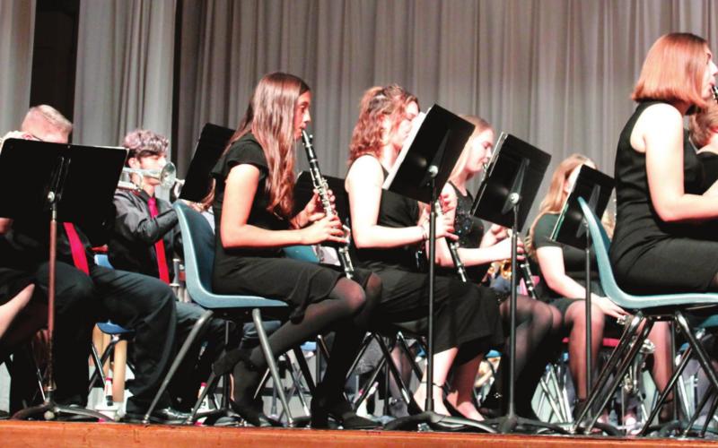 Columbus High School musicians perform during Spring Concert