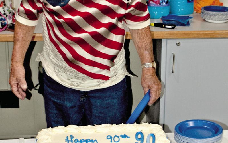 Huffman celebrates ninetieth birthday with family, friends