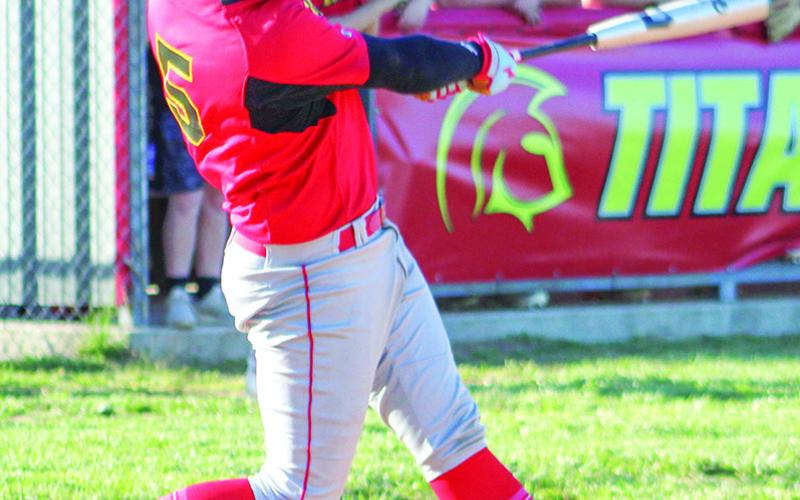 Titans win marathon run rule sweep