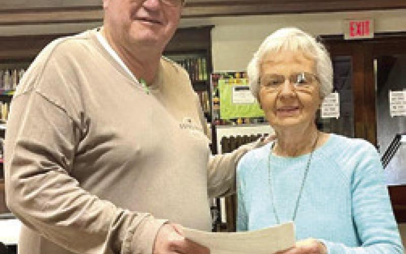 Local groups receive donations for food
