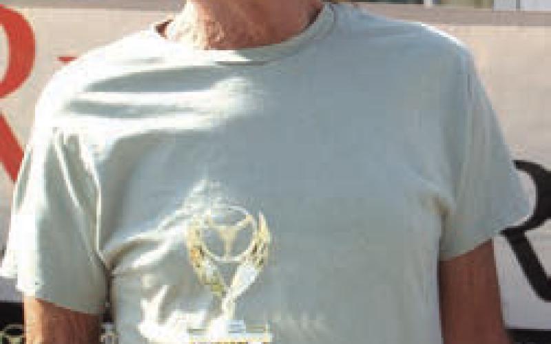 Walter Noe was the first place winner in the Vintage to 1930 division of the Columbus Day Car Show with his 1928 Model A Roadster Pickup.