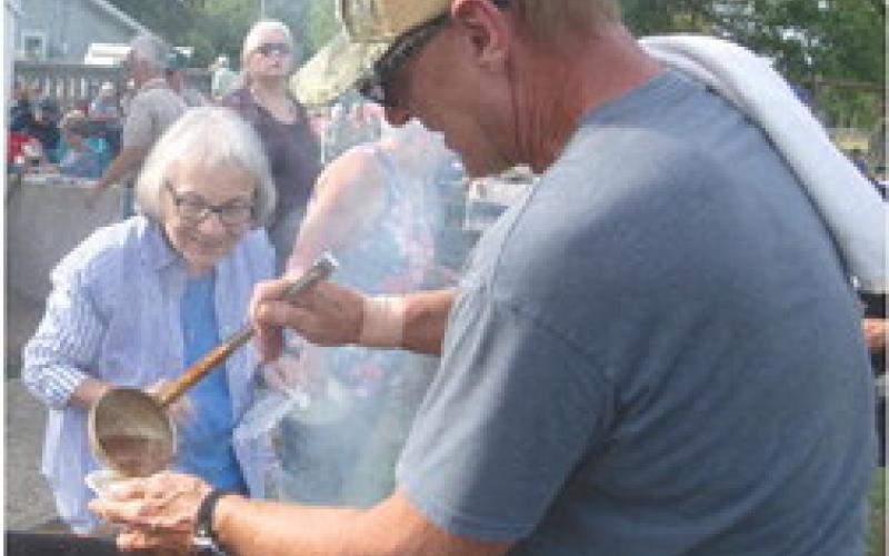 The Weir Chili Feed brings out the crowds as the bowls of chili or beans were dished out during the Friday evening of the Weir Homecoming.